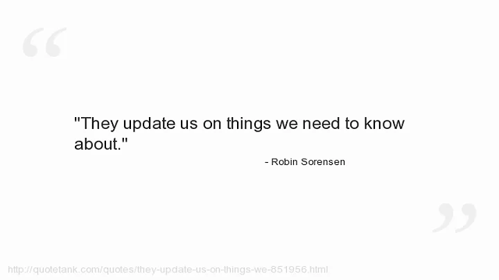 Robin Sorensen Quotes