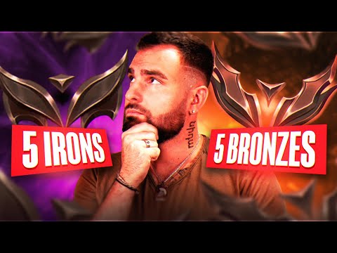 FER VS BRONZE - LA GAME EST UNE CATASTROPHE, VOUS DEVEZ VOIR CE ZOO !