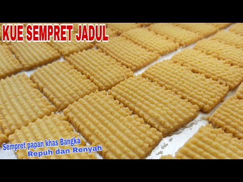 Resep Cara Membuat Kue Semprit | Sempret Jadul Papan Renyah Bangettt