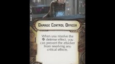 How-to use Officer "Damage Control Officer" - Star Wars Armada Explained (SWAE)