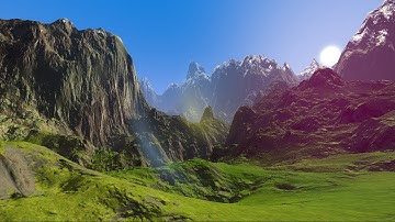 Fractal terrains and physics, in Unity.