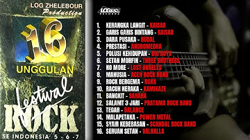PLAYLIST - 16 UNGGULAN FESTIVAL ROCK SE INDONESIA 5-6-7