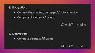 RSA Encryption Theory