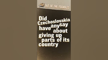 Giving up parts of its Country to Nazi Germany? - #OOTF #shorts