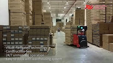 VisionNav Robotics Autonomous Forklift Vehicles for E-commerce Logistics