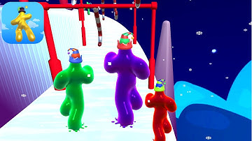 BLOB RUNNER 3D 🖖 All Levels Walkthrough iOS, Android  Christmas Mode New Update Max Level 127 - 138