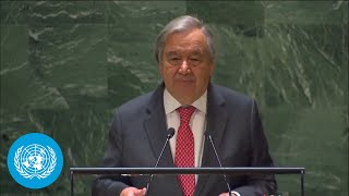 UN Chief at the UN 2023 Water Conference | United Nations