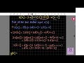 CONVOLUTION SUM #2: ANALYTICAL METHOD