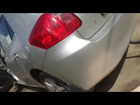 Как снять задний бампер. Toyota Auris.