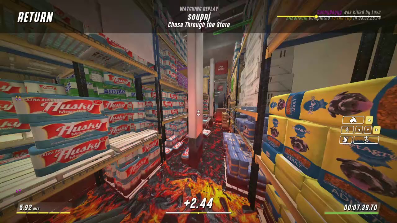 Hotlava Chase through the Store WR 19.69.75