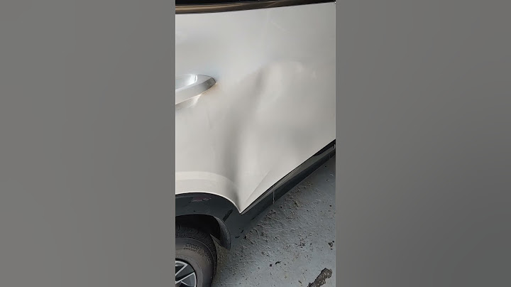 KN 스포티지 조수석 뒷도어 찌그러진 덴트 복원작업 KN PDR DENT REPAIR