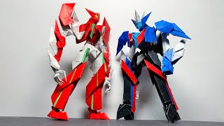 ネオゲッターロボの折り紙 解説 Neo Getter Robo Origami Tutorial