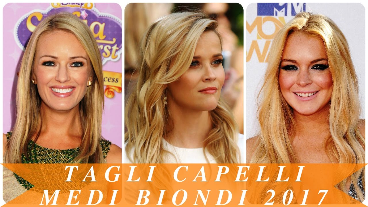 Tagli Capelli Medi Biondi 2017