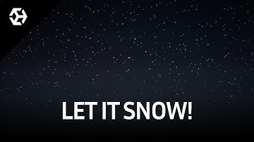 How To Create Snowfall Particles in Unity VFX Graph