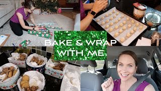 Bake & Wrap With Me!  Christmas Eve Hustle!!