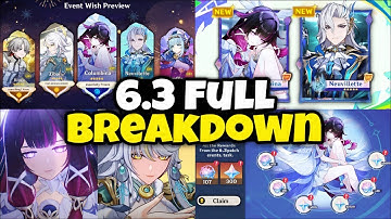 LITERALLY EVERYTHING ABOUT 6.3: Banners, Archon Quest, Free 4-Stars, Rewards & MORE - Genshin Impact