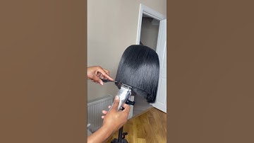 Never skip this step when cutting a Bob #wigs #wigtips #bobwigs #tutorial
