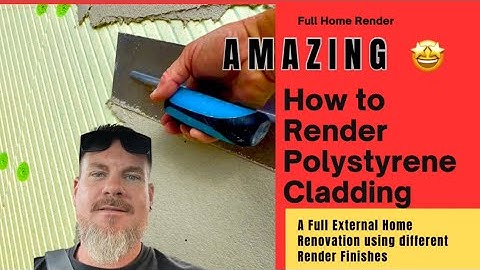 Vlog - How to Render Polystyrene - Full House Render on Various Substrates @YourFavouriteRenderer