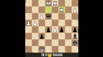 Checkmate in two move ♟️ Chess Puzzle Short ♟️ Chess Game Best Move #chess #chessgames #shorts 