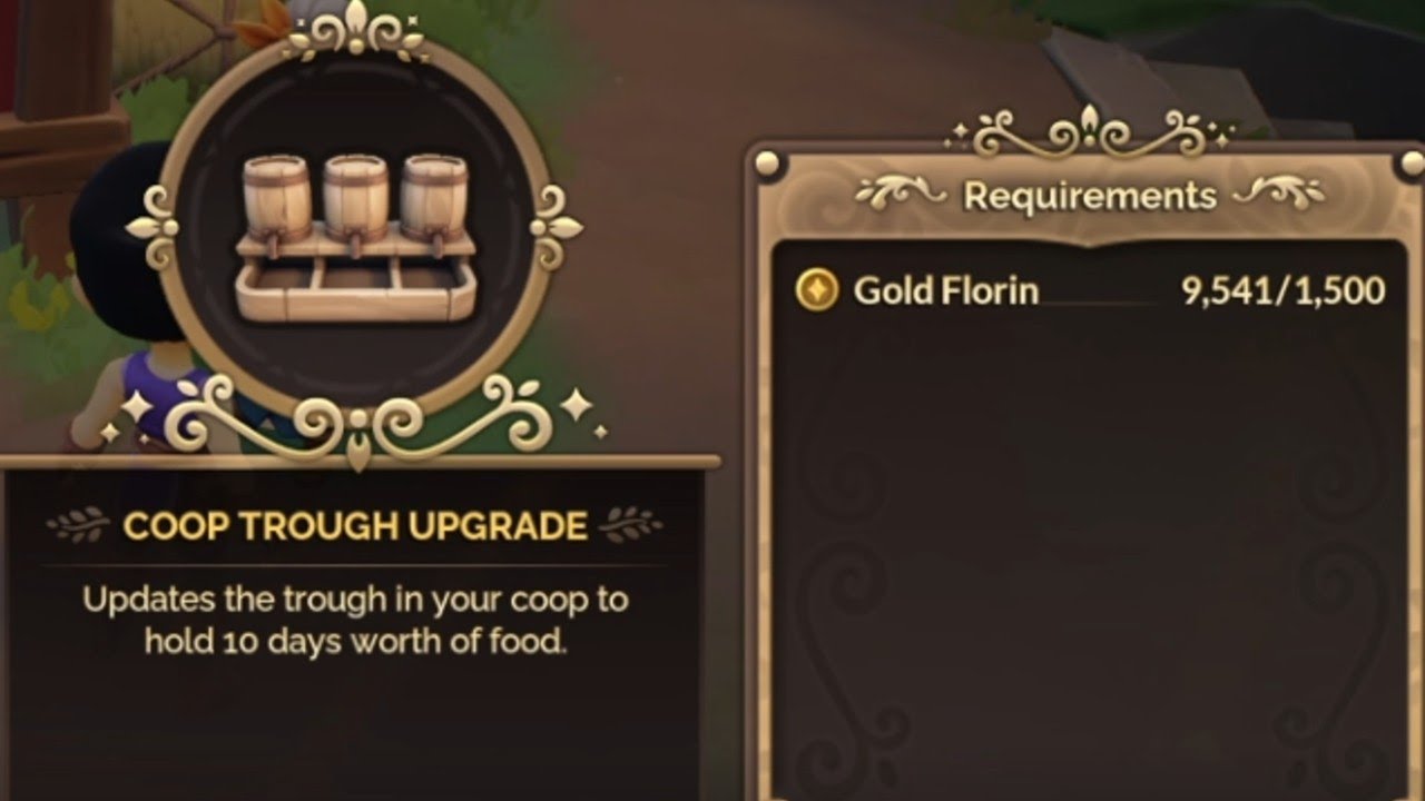 How to Upgrade Coop Trough in Fae Farm YouTube