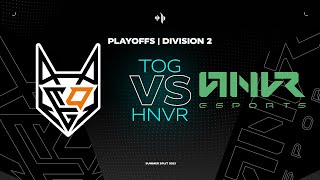 TOG vs HNVR | LOWER-BRACKET VORRUNDE  | Division 2 | Summer Split 2023 | Strauss PRM
