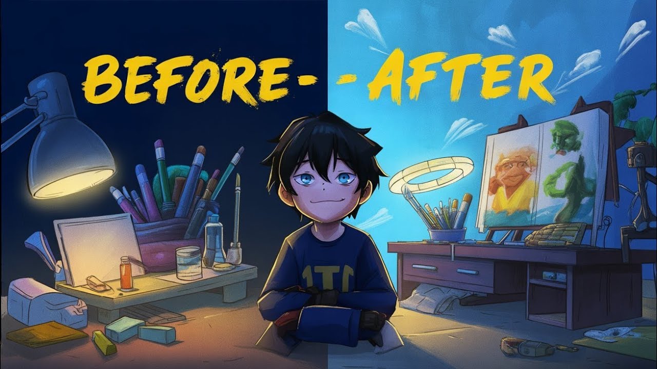 BEFORE 🤡VS AFTER 🗿SETUP|MY FIRST LONG VIDEO|SETUP TOUR|