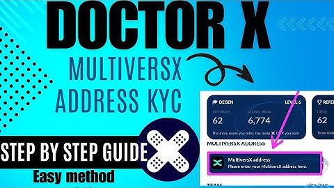 Doctor X multiversx KYC complete process || Doctor X address binding method || doctor X Kyc