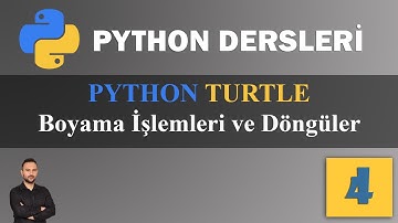 Python Turtle Boyama ve Döngü İşlemleri - Eğlenerek Python Öğren! Sıfırdan Python