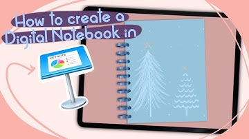 HOW TO CREATE A REALISTIC DIGITAL NOTEBOOK IN KEYNOTE 💻