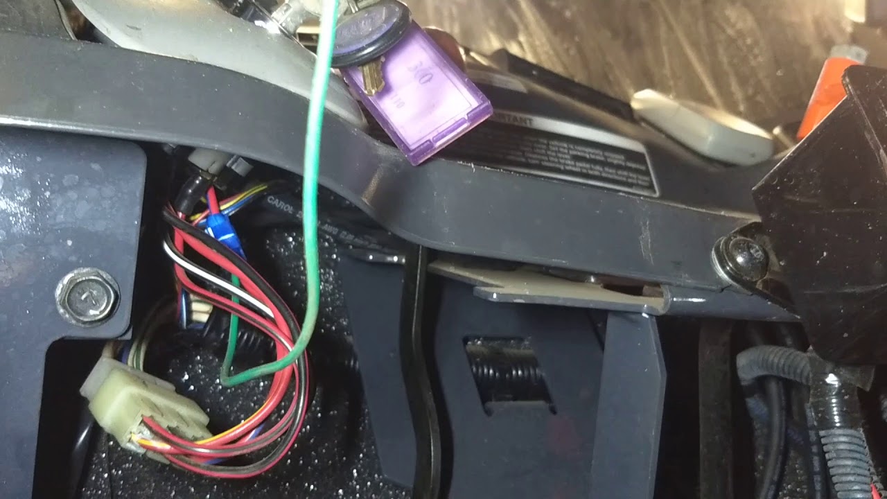 Adding an accessory line with relay on a Kubota RTV1100