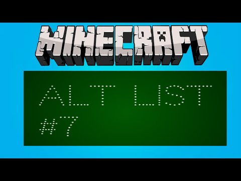 Minecraft Alts #7 (29 Alts) 12.21.15 - OUTDATED! @MrHackyWapGODMCHD