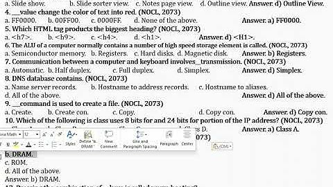 PSC Oil #Computer Operator NOCL 2073  #2073 #Quiz #computeroperator #asstcomputeroperator  #mcq