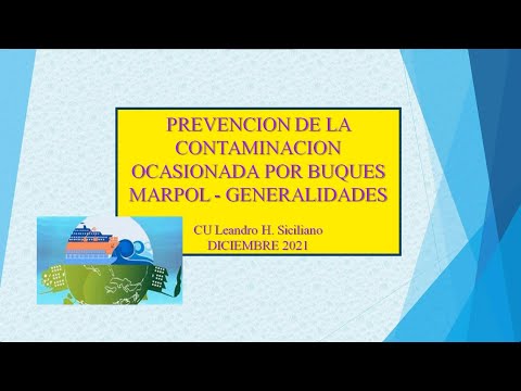 Prevención de la Contaminación - MARPOL