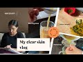 My clear skin routine | Ayurvedic routine to get clear and Acne free skin 🦋🦋 #1
