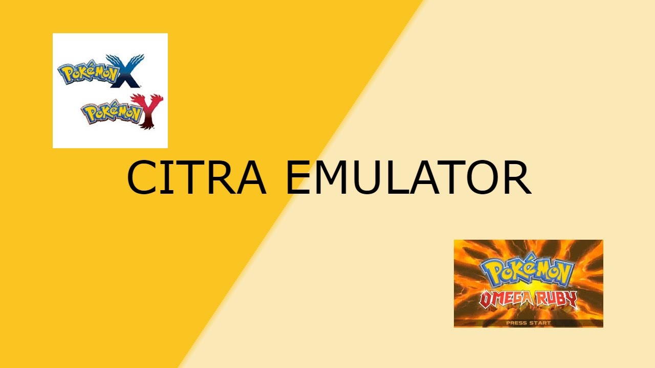 Emulation in Citra and Pokemon Gameplay - YouTube