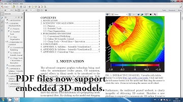 video02 Embedded 3D models in a PDF file