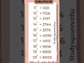 cubes 11 to 20 #memorytest #tricks #trending #study