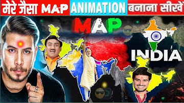 Map Animation kayse Banaye//How  create alight motion Map Animation MAP Animation Video Kaise Banaye