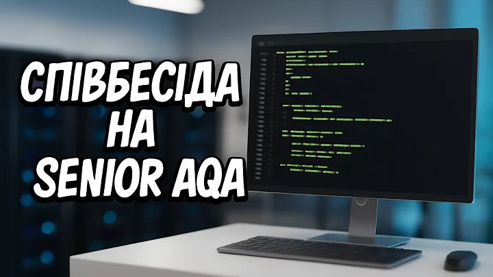 Приклад крутої співбесіди на позицію Senior AQA