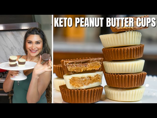 KETO PEANUT BUTTER CUPS! How to Make Keto Peanut Butter Cups LESS THAN 2  CARBS 