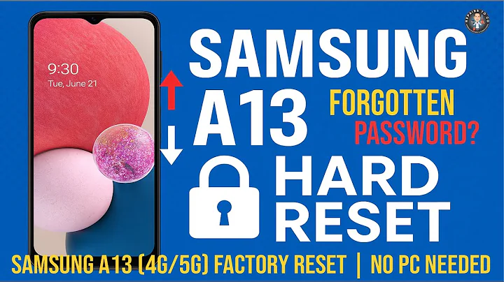 Samsung Galaxy A13 Hard Reset (2025) | Factory Reset Guide