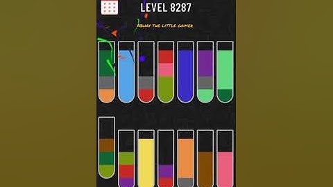 Water sort puzzle level 8287