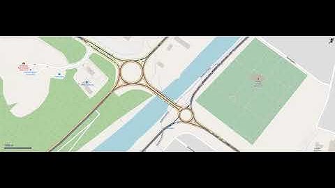 Micro simulation Lidköping with Vissim 11 DEMO