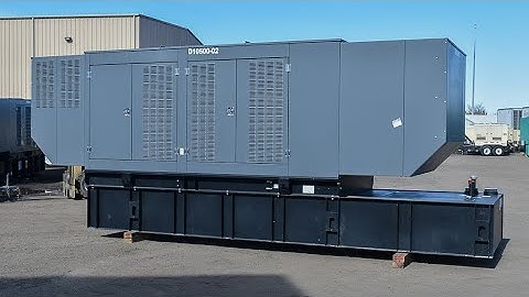 500kW Generac Diesel Generator Load Bank Test - Unit #88562