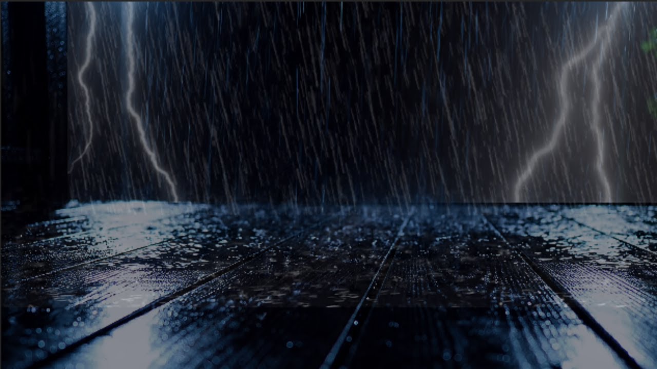Thunderstorm Sounds for Insomnia Relief 🌩️ Heavy Rain for Deep Sleep