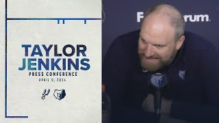 Coach Taylor Jenkins Press Conference | Grizzlies vs. Spurs by Memphis Grizzlies 408 views 1 month ago 5 minutes, 23 seconds