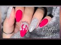 How to: make your own polygel and drip design over dip powder nails