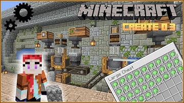 Minecraft Create 0.3.1 Tutorial 5: Auto Slime Farm from Cactus, Bonemeal and Wheat!