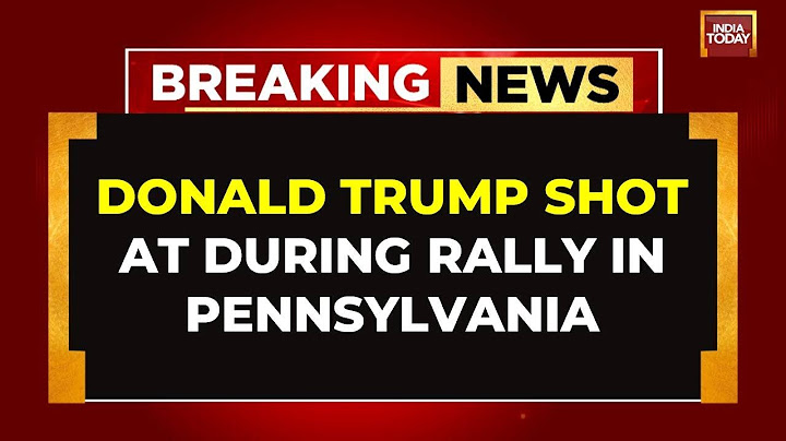 Donald Trump Injured After Shooting At Pennsylvania Rally, Campaign Says 'He Is Safe'