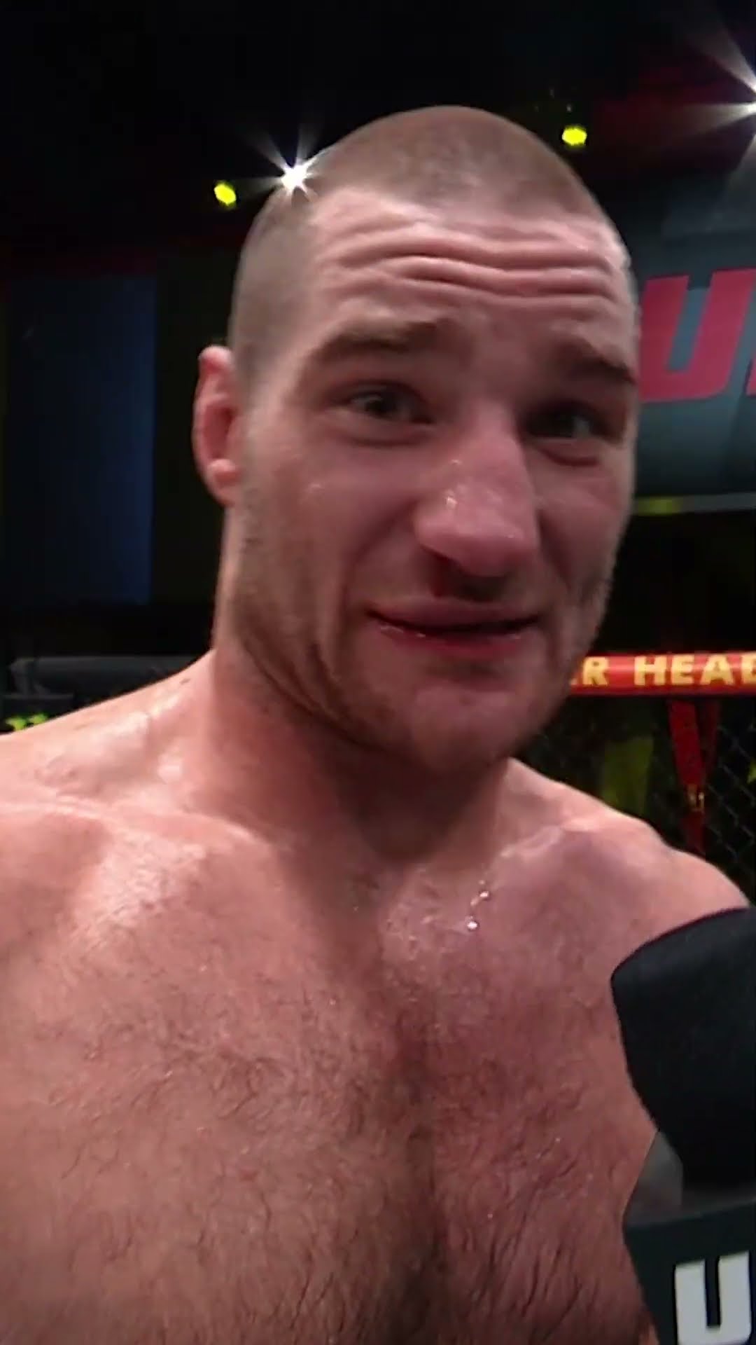 Sean Strickland can never be trusted on the mic ? #UFC312